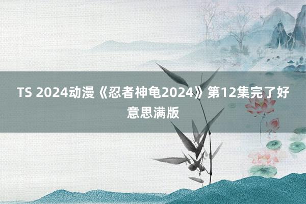 TS 2024动漫《忍者神龟2024》第12集完了好意思满版